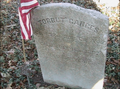 Torbert Ganges' Gravestone